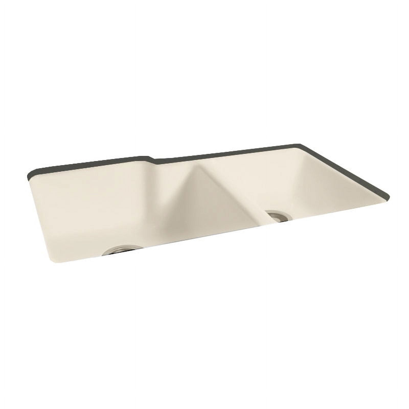 Miseno Mci37-0Um 36" Cast Iron Double Basin Kitchen Sink For Undermount Installations -