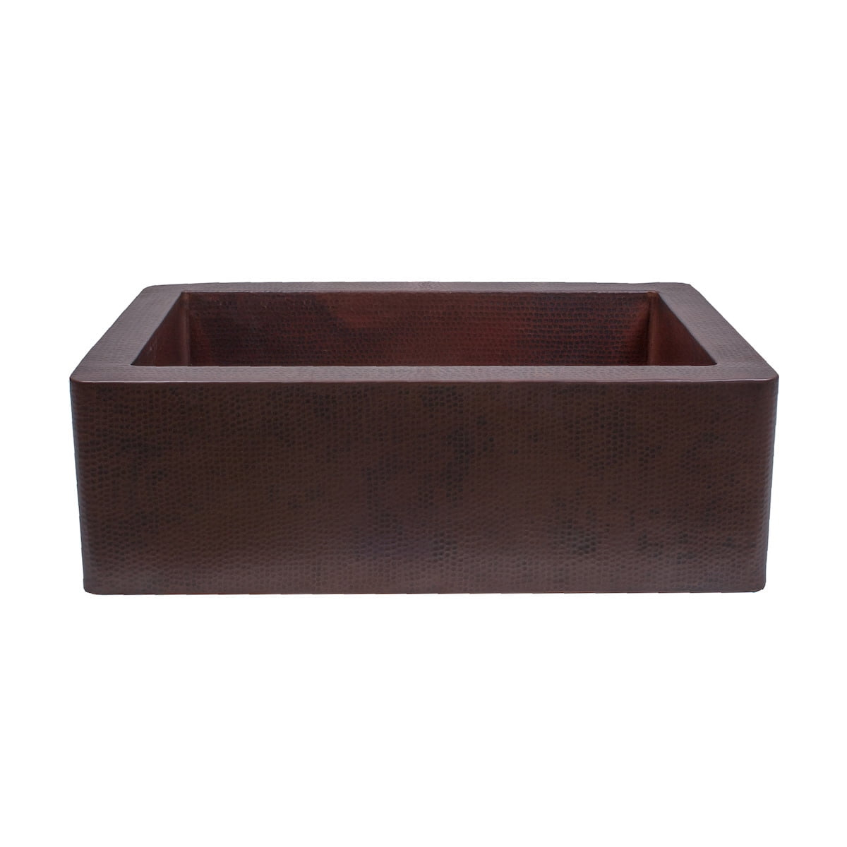 Miseno Mno001nv Artisan 33" Farmhouse Single Basin Copper Kitchen Sink - Antique