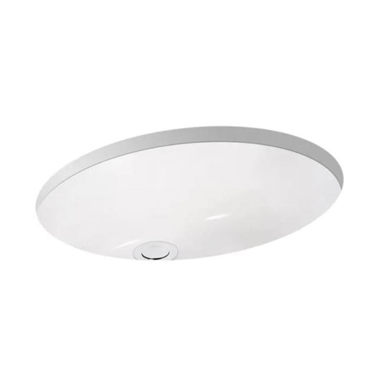 Miseno Mno1714ou 20" Oval Undermount Bathroom Sink - White