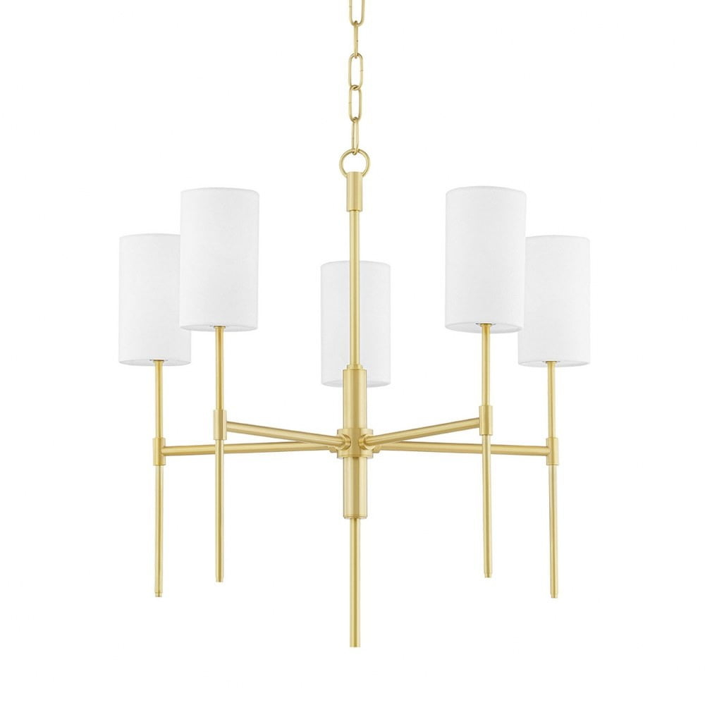 Jensine Chandelier - Antique Brass / 5 Light