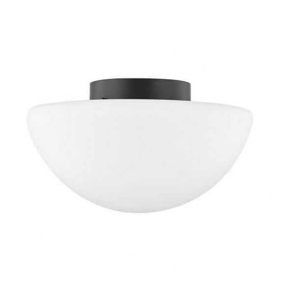 Osip Flush Mount - Black / 17" Dia