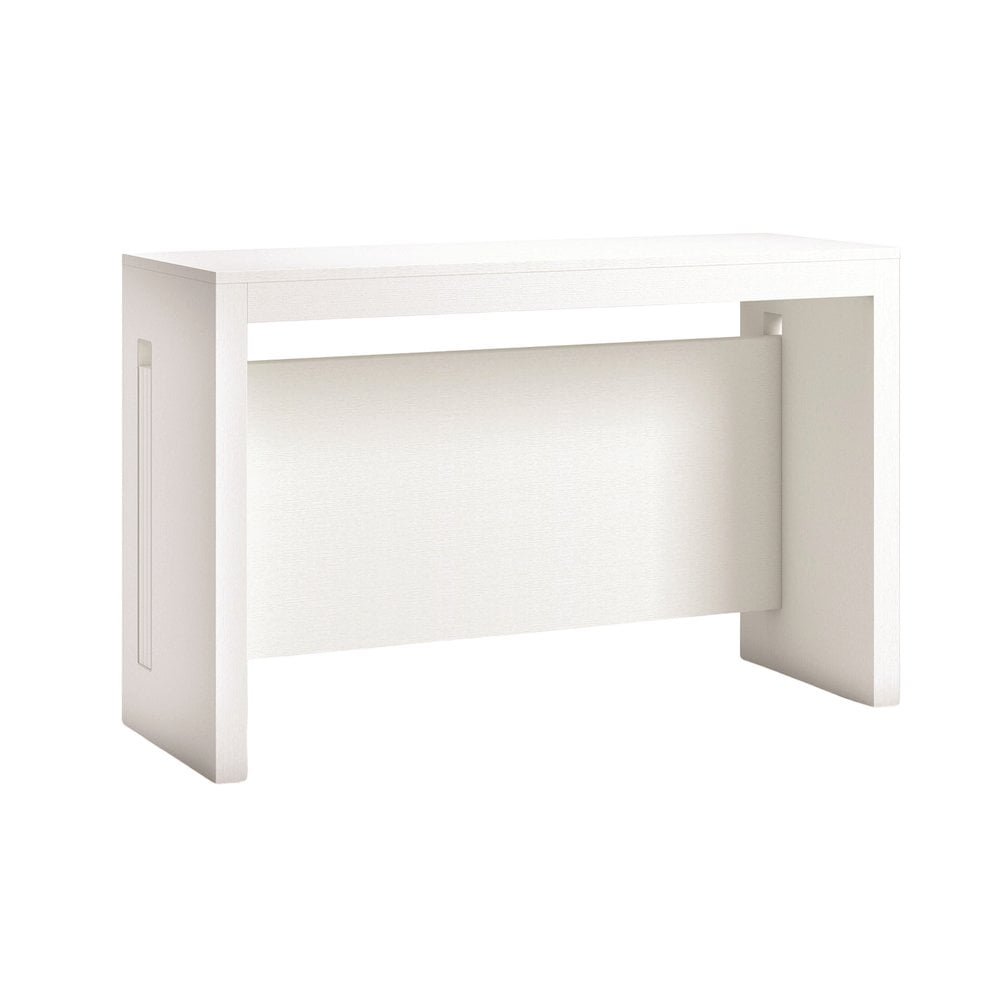 Allora Modern Wood Italian Extendable Console Table in White