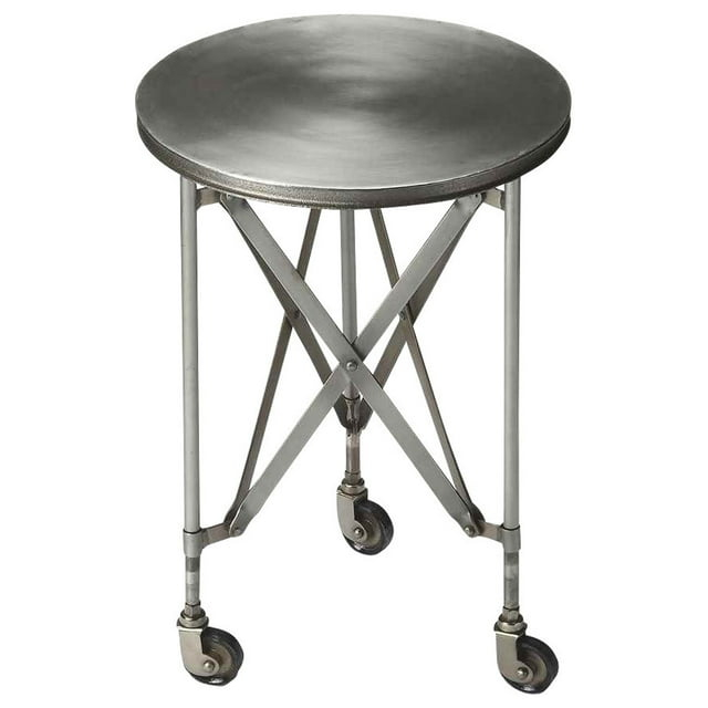 Butler Specialty Mesa Decorativa Móvil Costigan en Color Plateado