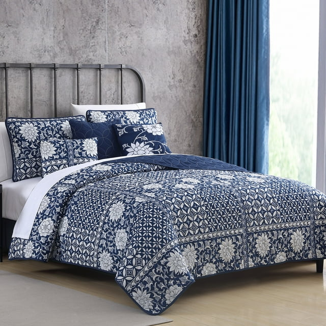 Modern Threads Zion 6-Piece Printed Adult Quilt Set, Queen