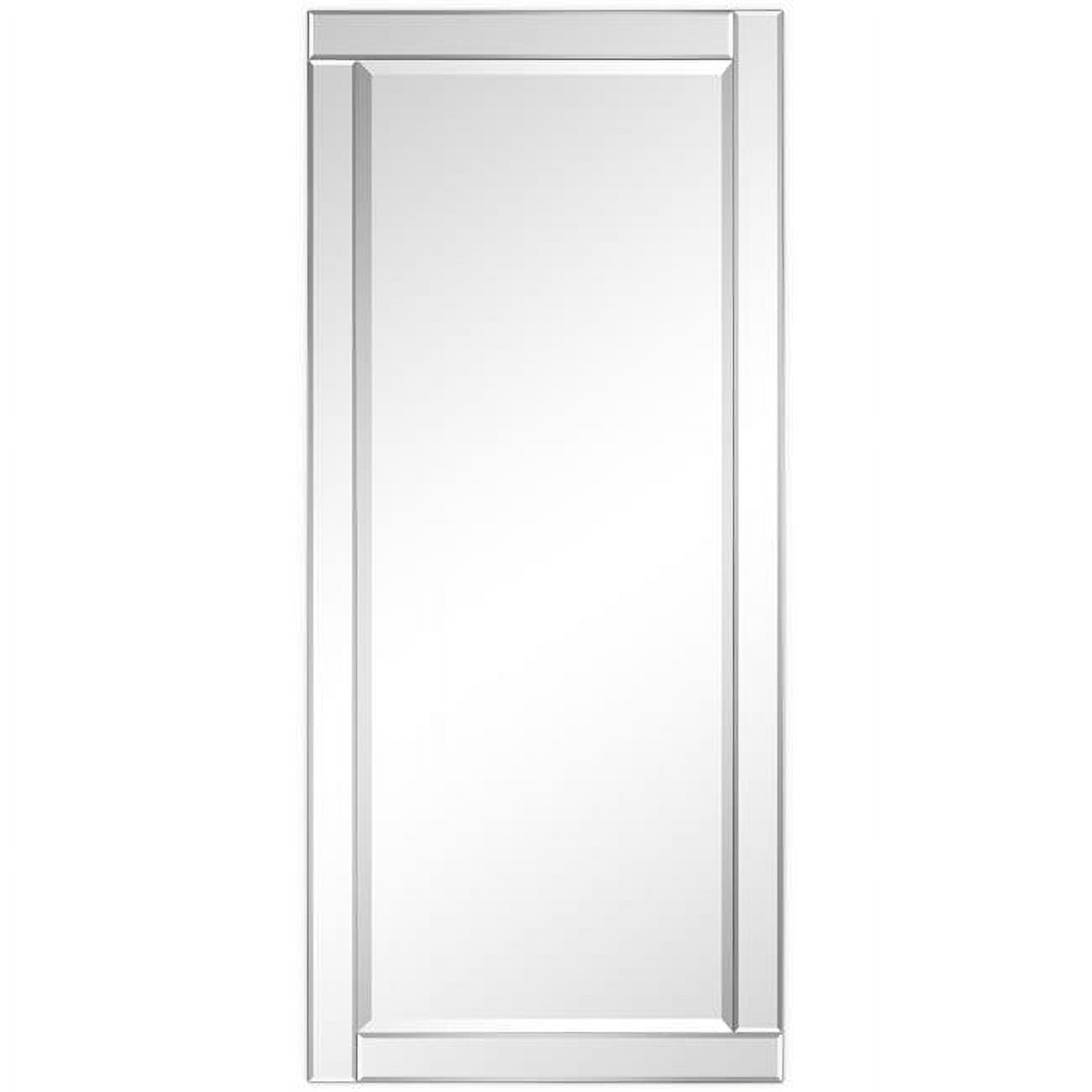 Empire Art Direct  Moderno Beveled Rectangle Wall Mirror
