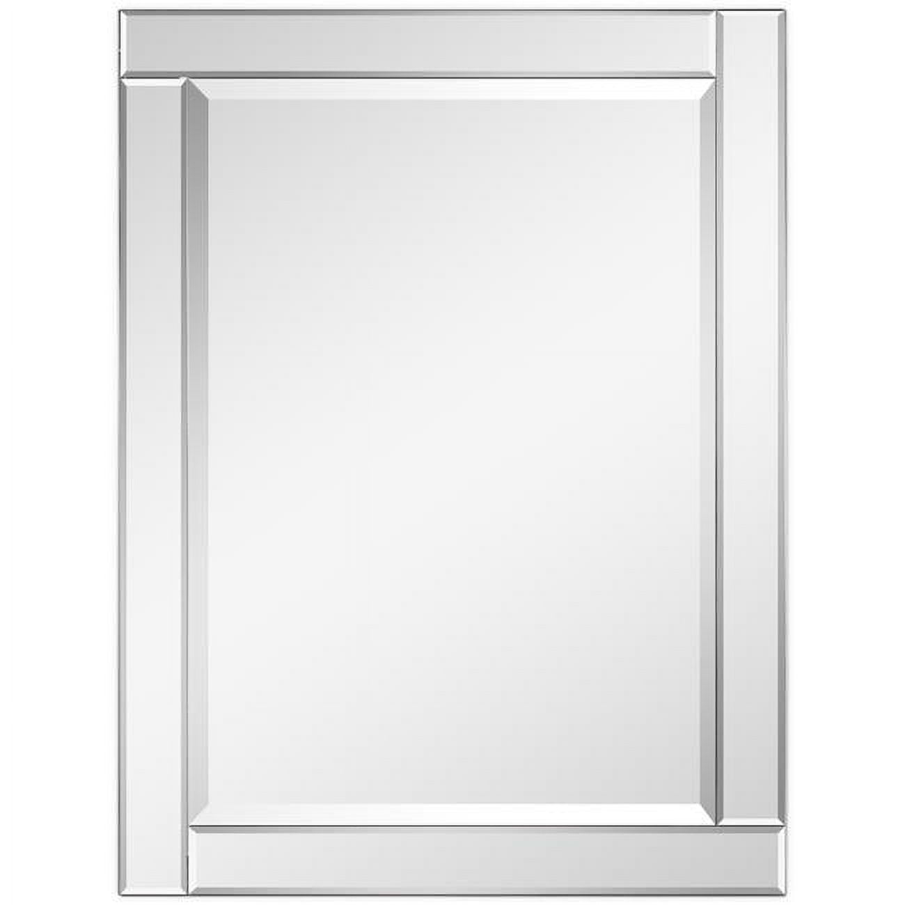 Empire Art Direct  Moderno Beveled Rectangle Wall Mirror