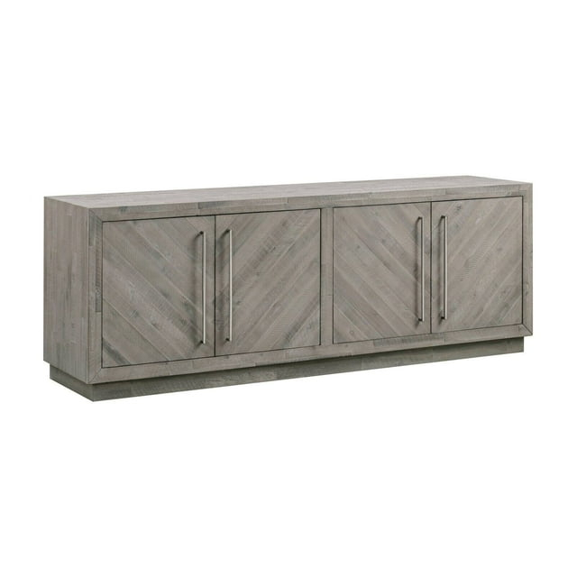 Modus Alexandra 74" Solid Wood TV Stand in Rustic Latte