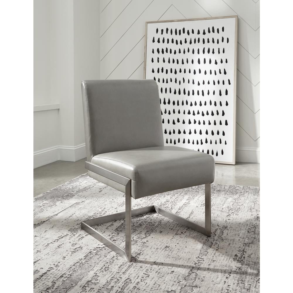 Modus Coral Synthetic Leather Upholstered Dining Side Chair (Set of 2)