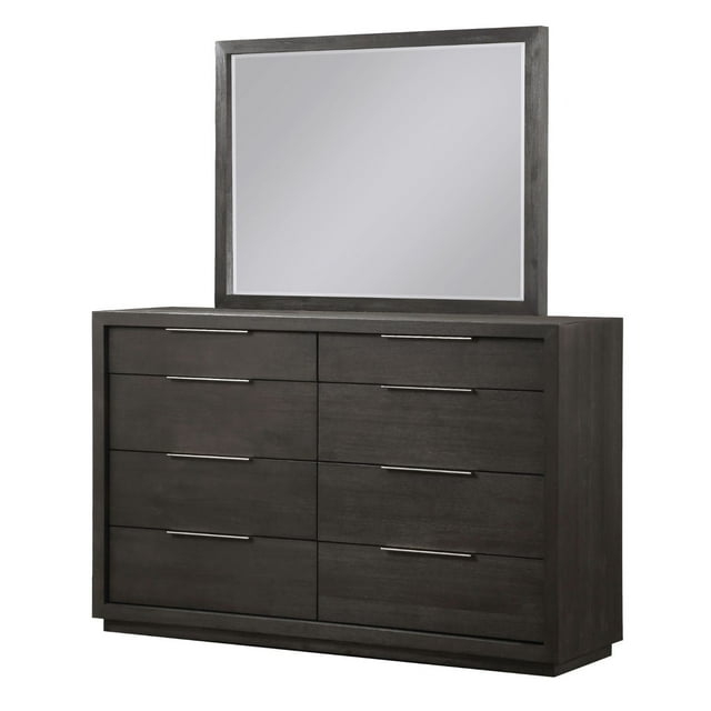 Modus Oxford Dresser & Mirror in Basalt Grey