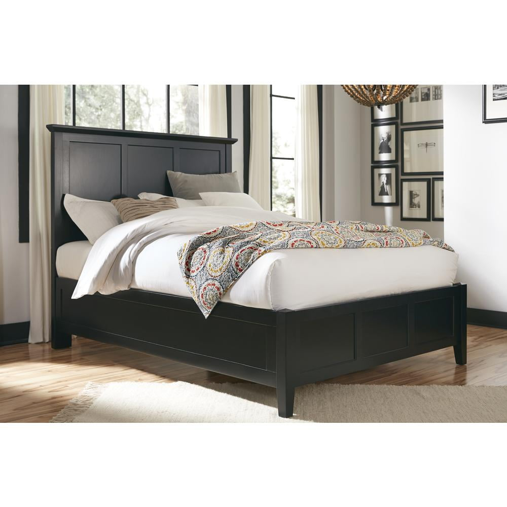 Modus Paragon Full Panel Bed in Black