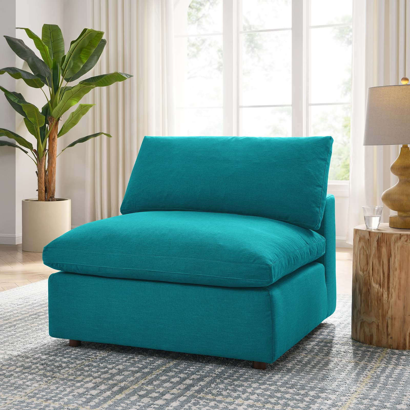 Modway Copper Grove Hrazdan Down-filled Over-stuffed Armless Chair