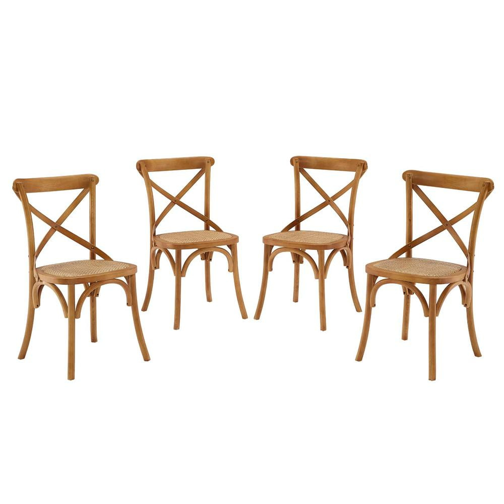 Modway Gear Dining Side Chair Set of 4