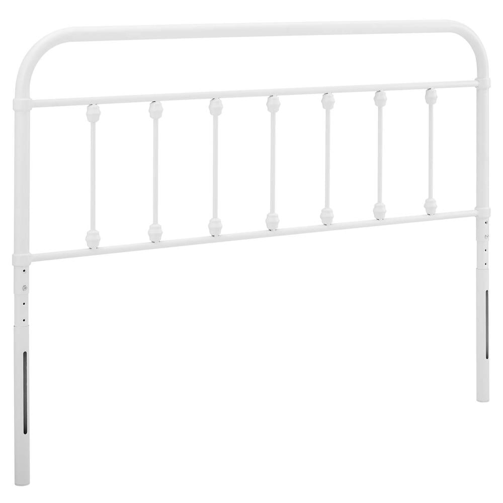 Modway Sage Queen Metal Headboard in White