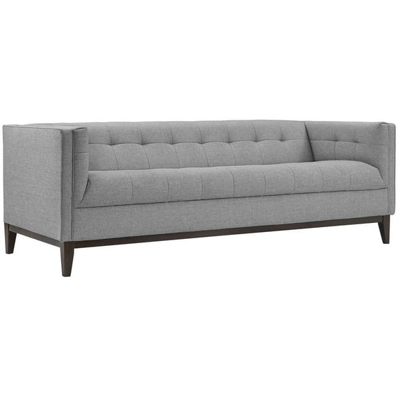 Modern Contemporary Urban Design Living Lounge Room Sofa, Grey Gray, Fabric