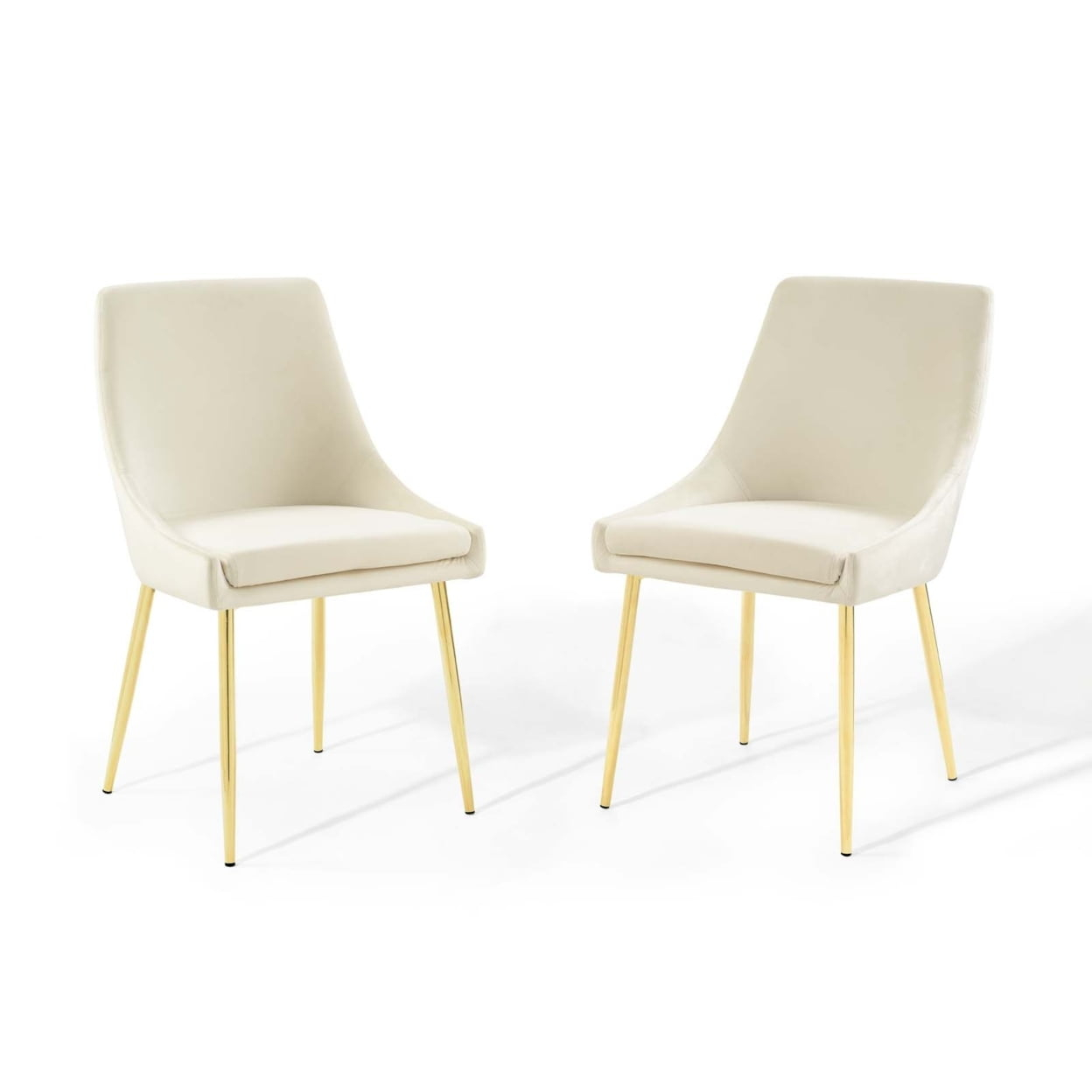Modway Viscount Performance Velvet Dining Chairs (Set of 2)