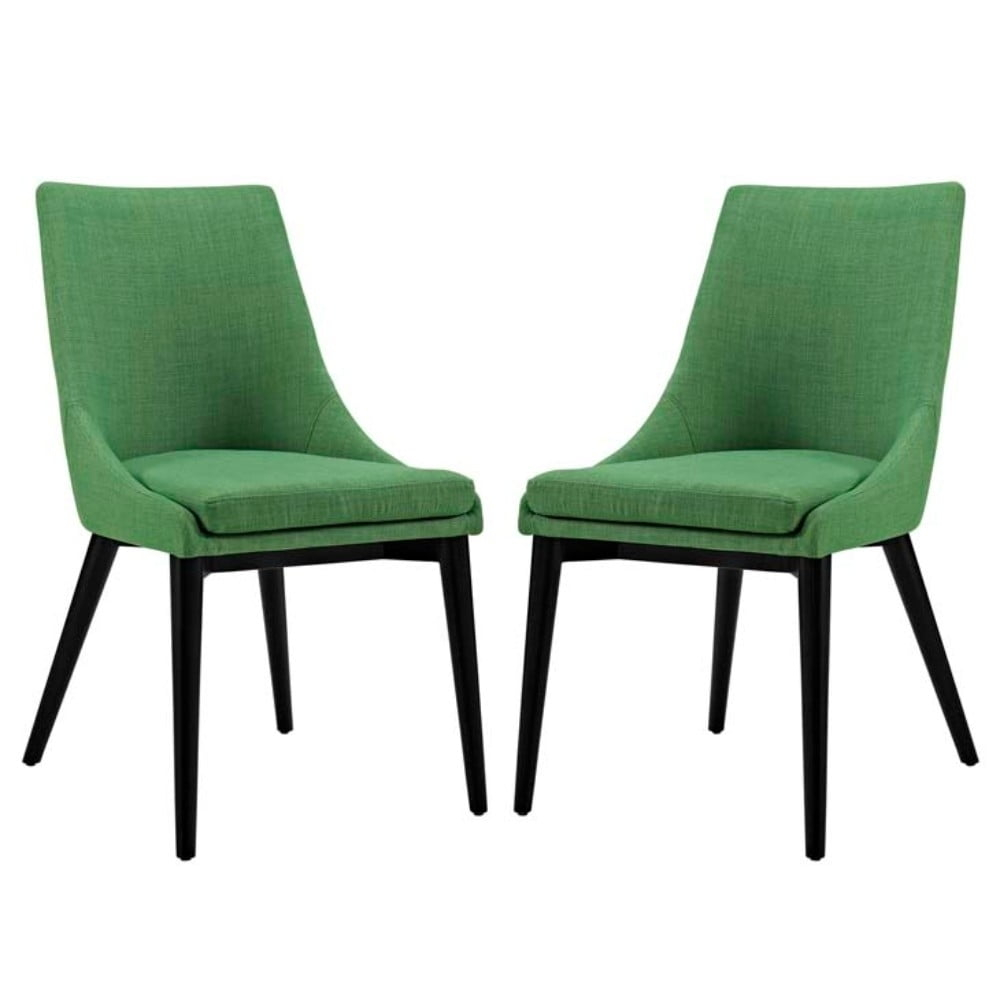 Modway Viscount Fabric Dining Side Chair, Set of 2, Multiple Colors