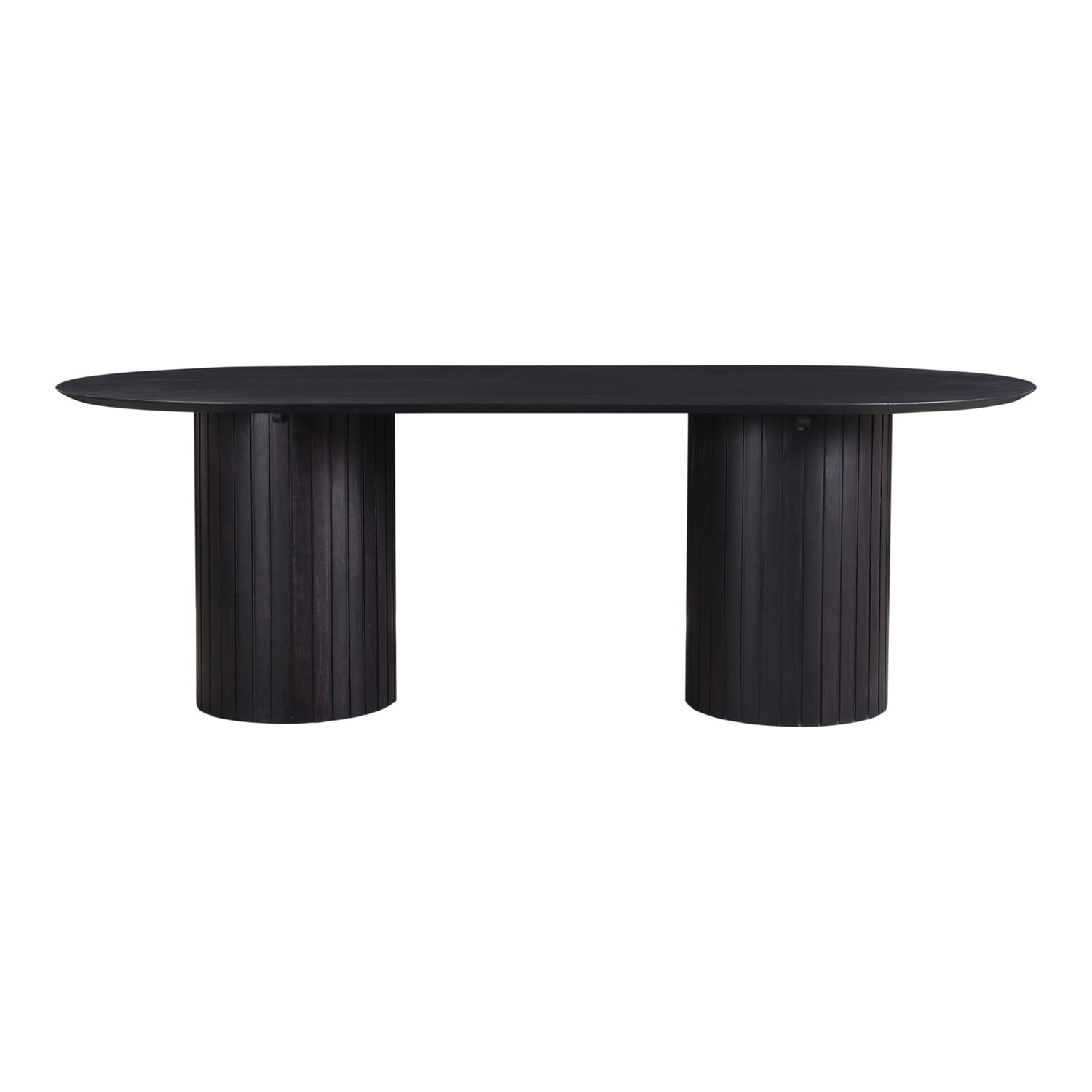 Benedict Oval Dining Table - Black