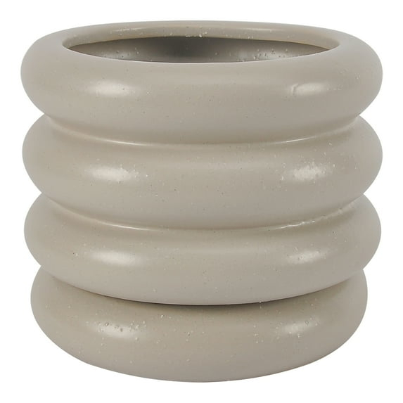 WAVA PLANTER LARGE FLAT GREY