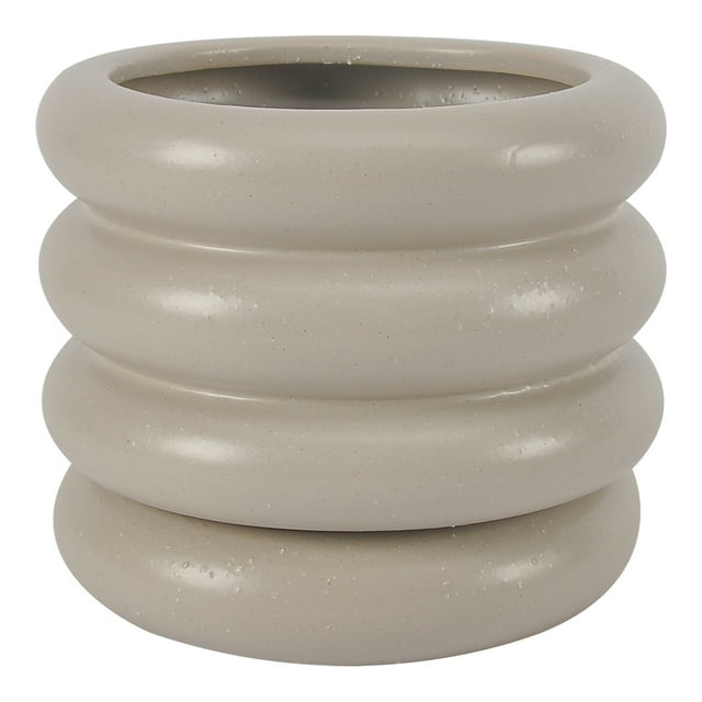 WAVA PLANTER LARGE FLAT GREY