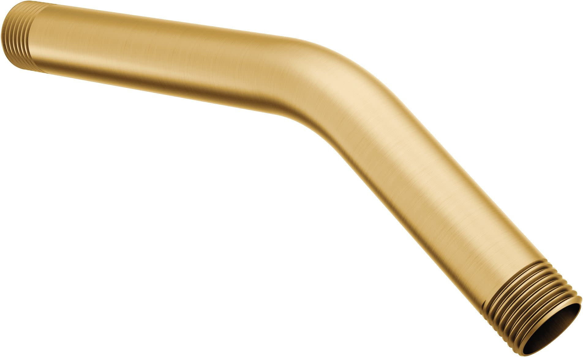 Brushed gold shower arm line list items