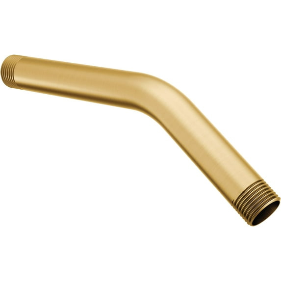 Brushed gold shower arm line list items