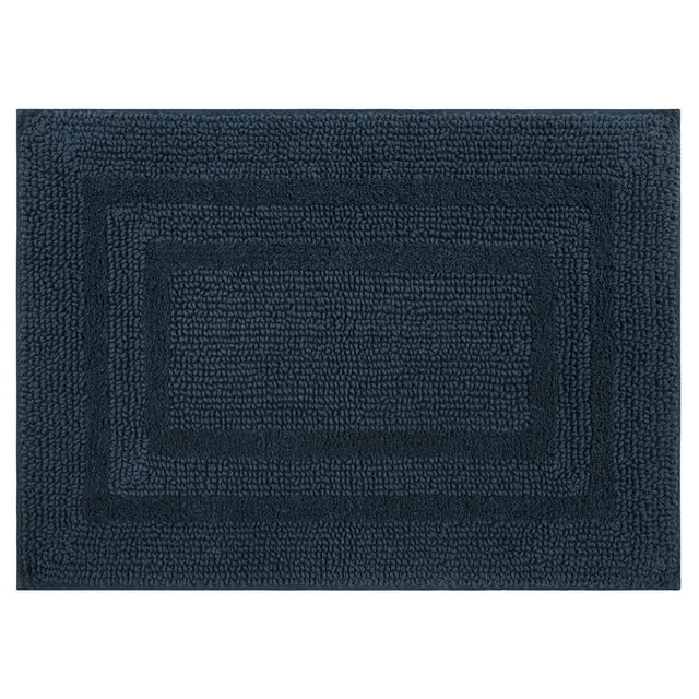 Mohawk Alfombra de Baño de Algodón Suave Absorbente de Secado Rápido Lavable a Máquina Alfombra de Baño, Crepúsculo, 21" x 34"