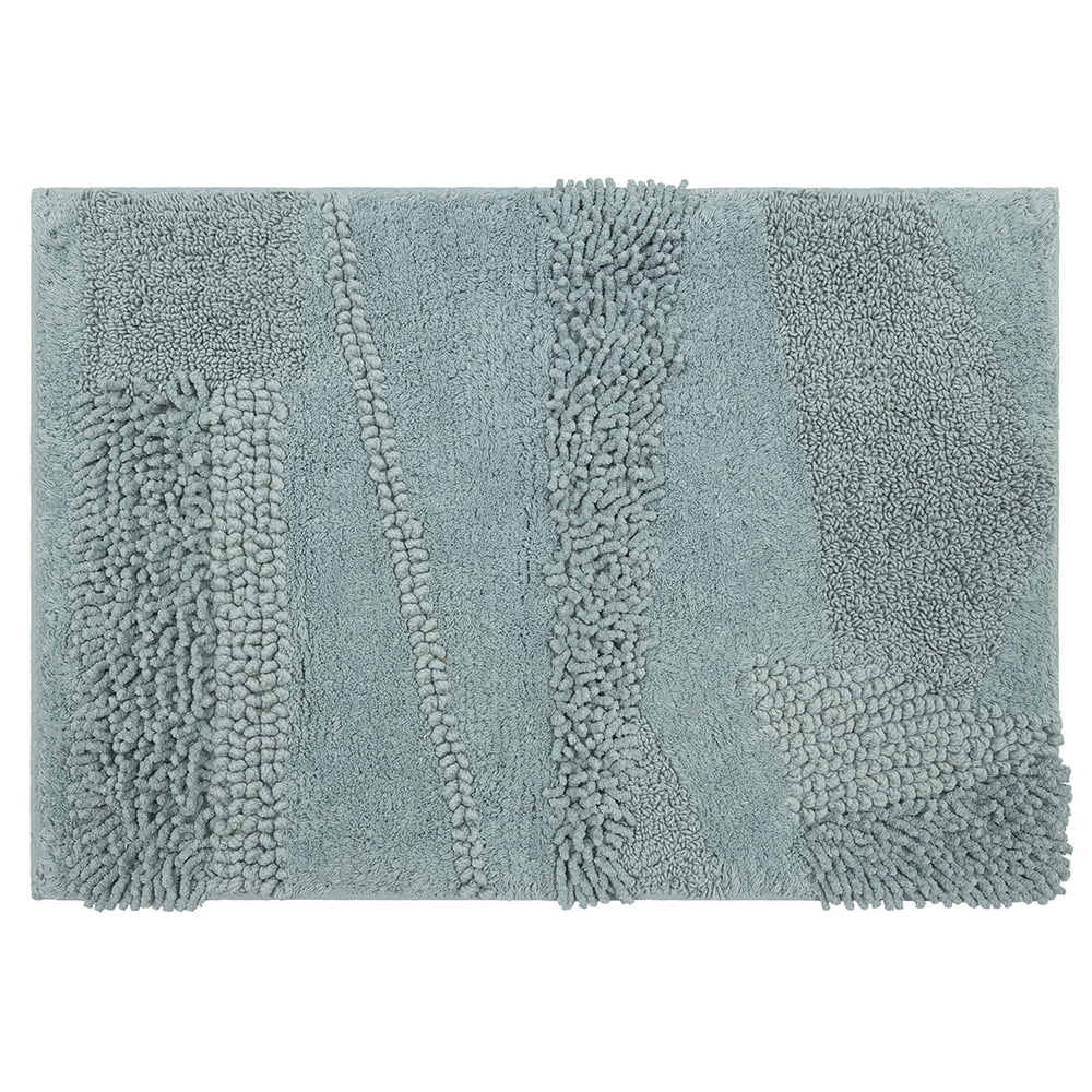 Mohawk Home Composition Cotton Bath Mat, Glacier, 1' 9" x 2' 10"
