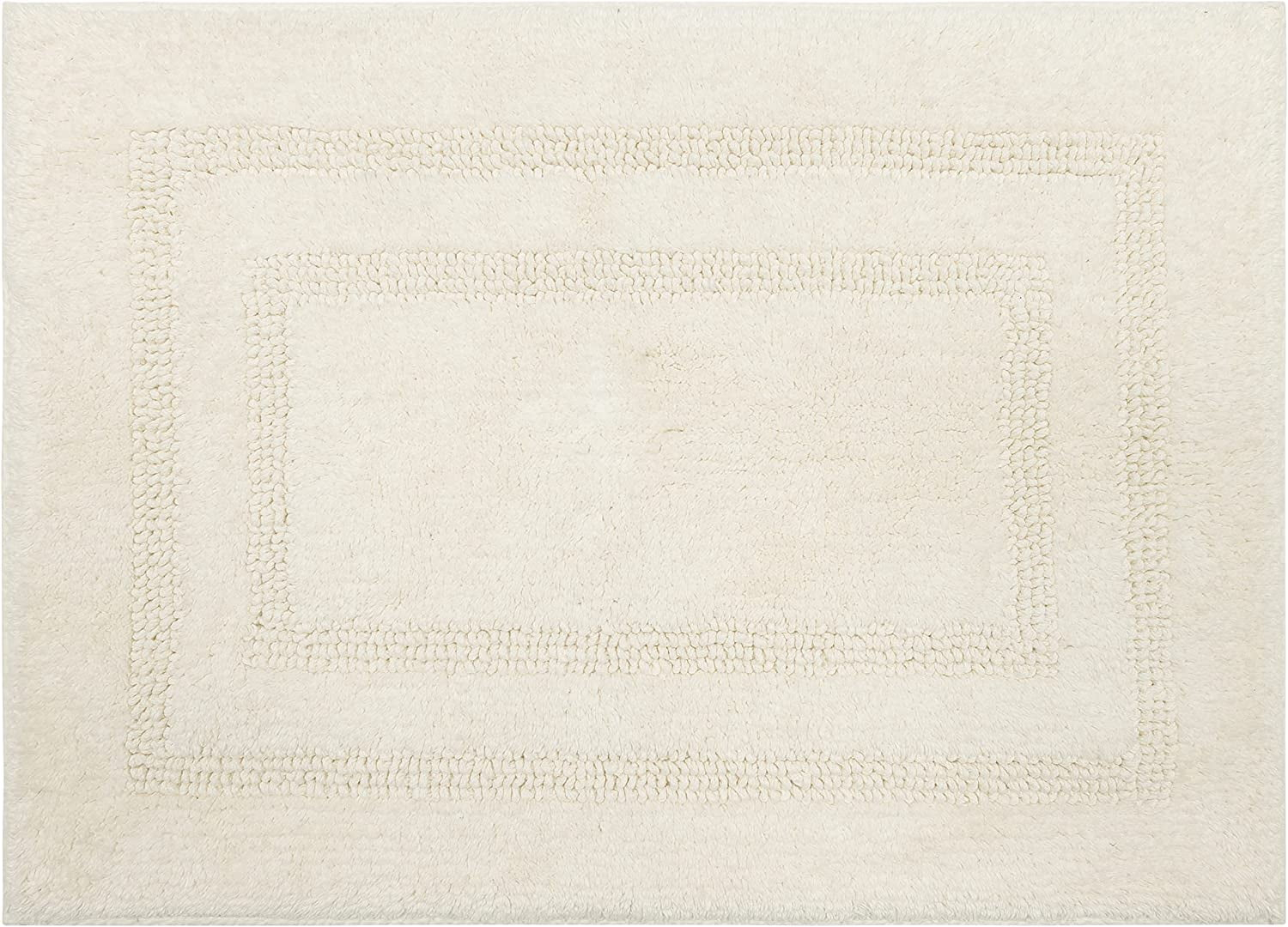 Mohawk Cotton Bath Mat Soft Absorbent Quick Dry Machine Washable Bathroom Mat, Natural, 21" x 34"