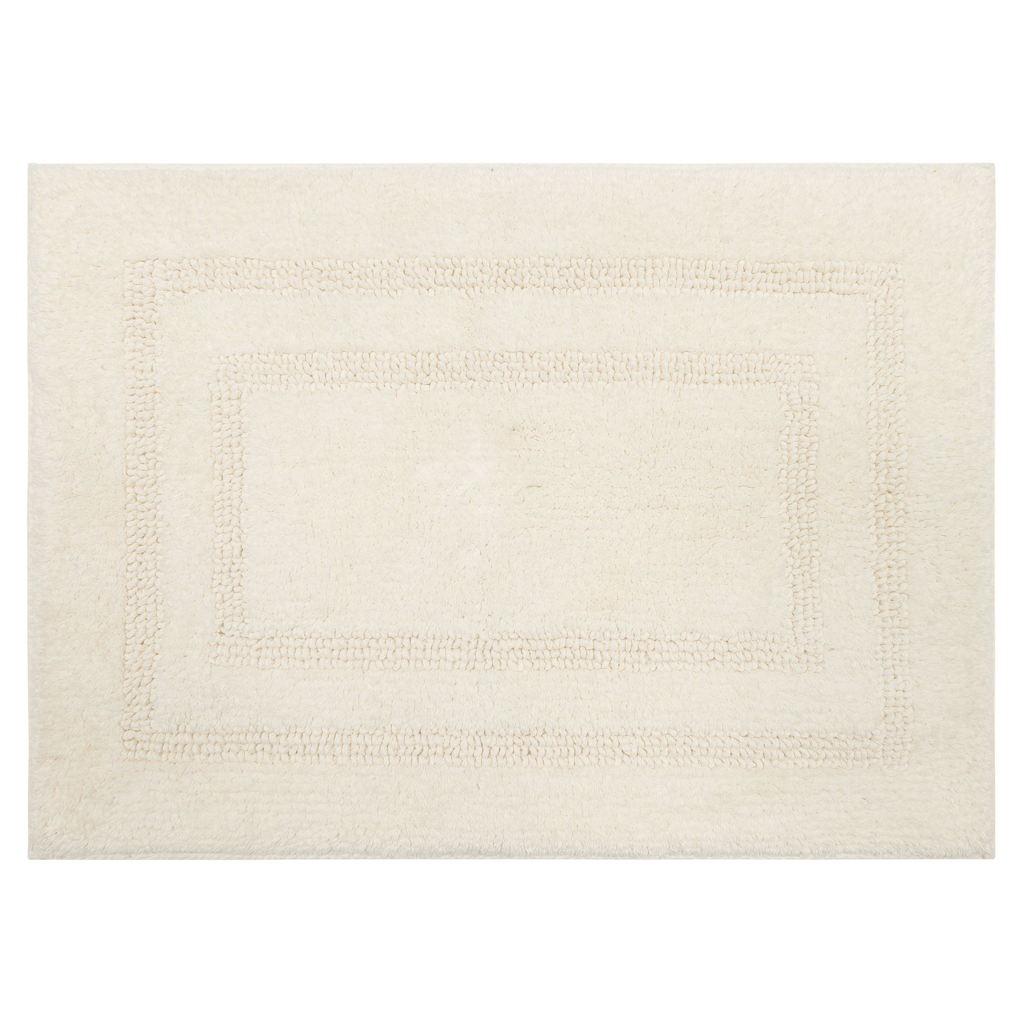 Mohawk Cotton Bath Mat Soft Absorbent Quick Dry Machine Washable Bathroom Mat, Natural, 21" x 34"