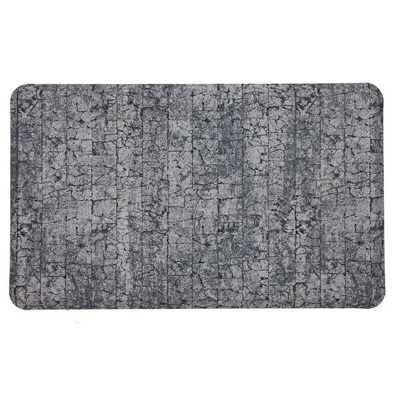 Mohawk Home Dri-Pro Cushion Kitchen Mat, Salten ,Grey, 1' 6" X 2' 6"