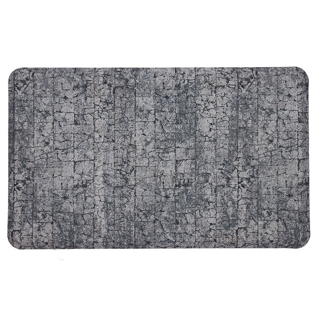 Mohawk Home Dri-Pro Cushion Kitchen Mat, Salten ,Grey, 1' 6" X 2' 6"