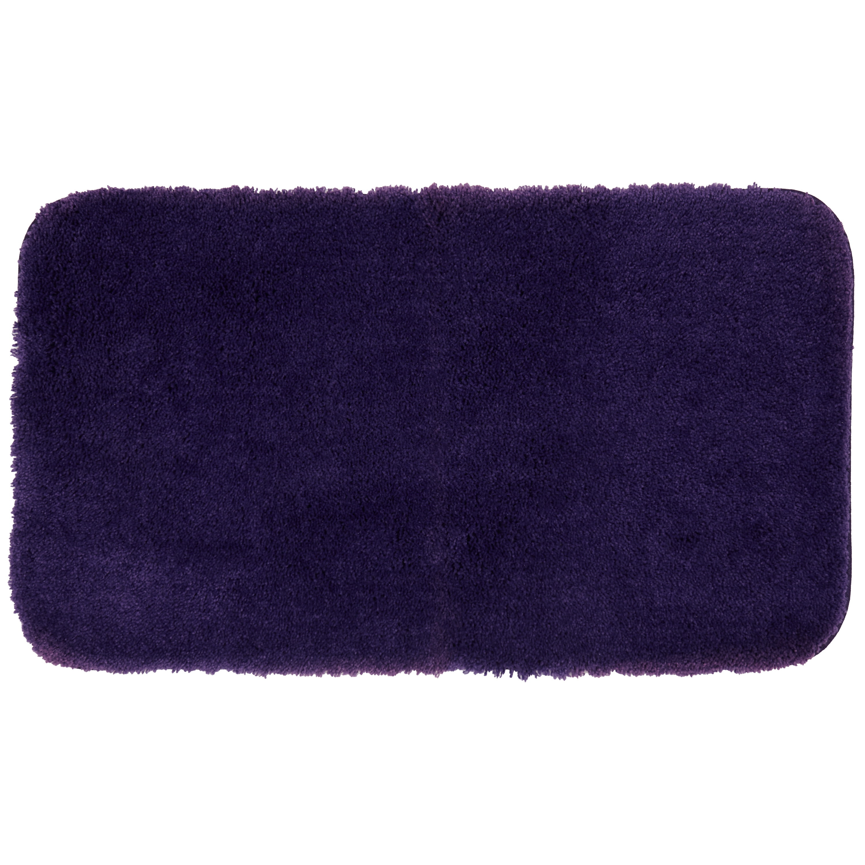 Mohawk Home Pure Perfection Nylon Bath Rug Scatter, Plum 1'5" x 2'