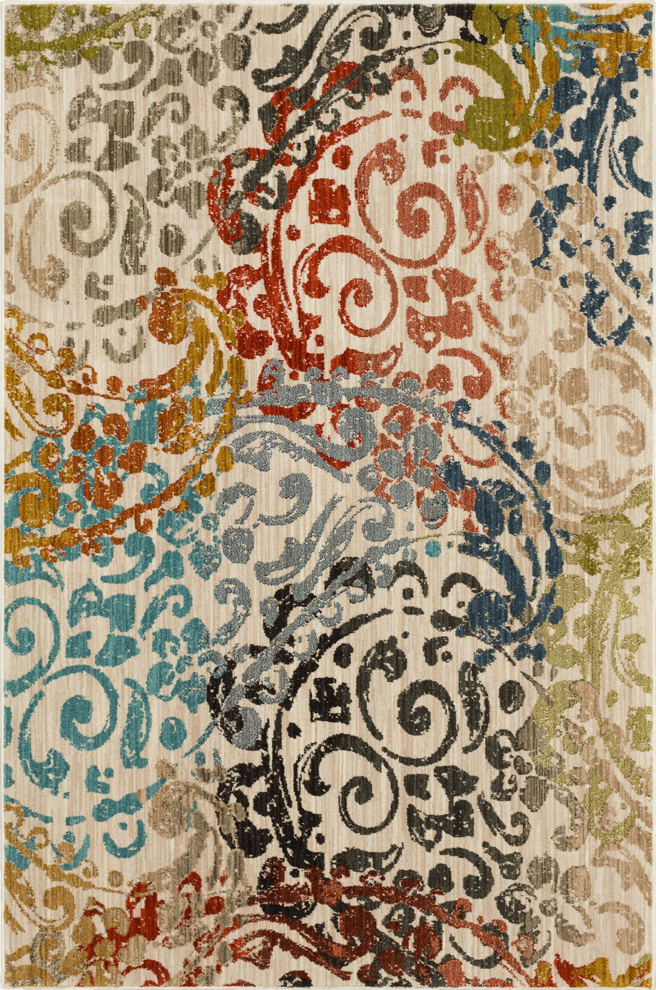 Mohawk Home Renne Woven Polyester Indoor Area Rug, Multi, 9' 6" x 12' 11"