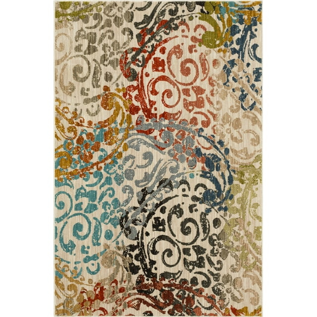 Mohawk Home Renne Woven Polyester Indoor Area Rug, Multi, 9' 6" x 12' 11"