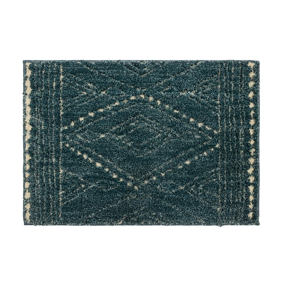 Mohawk Home Vado Geometric Woven Indoor Area Rug, Blue, 2' x 3'
