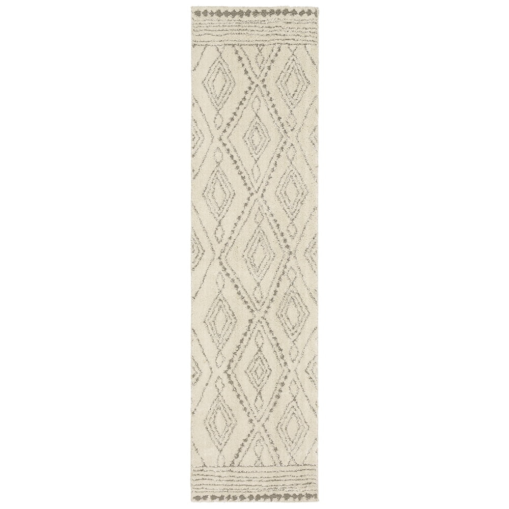 Mohawk Home Vado Geometric Woven Indoor Runner Rug, Cream, 2' x 5'