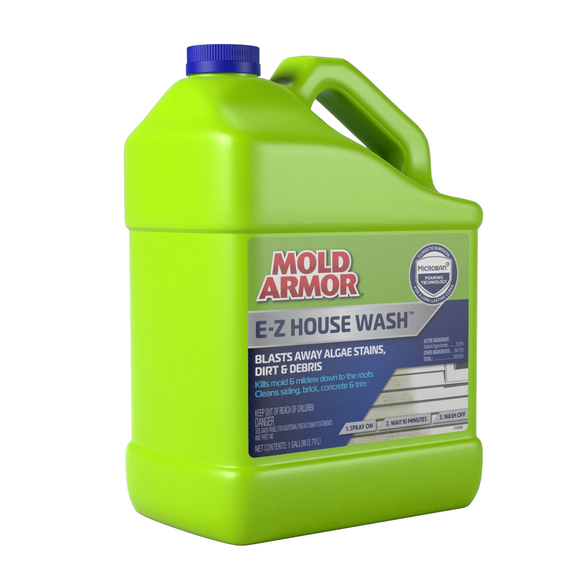 Mold Armor E-Z House Wash for Exterior Cleaning, 1 Gallon