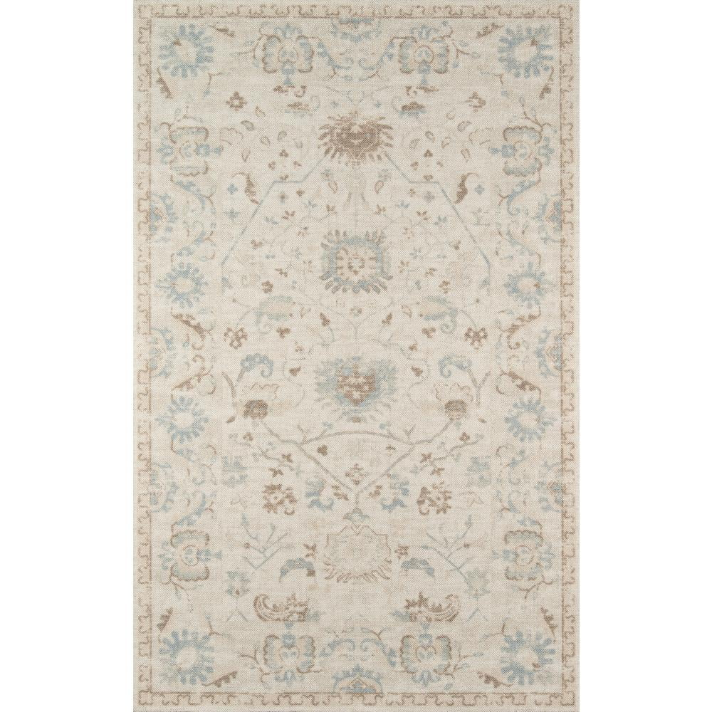 Momeni Anatolia Wool and Nylon Machine Made Beige Area Rug 7'9" X 9'10"