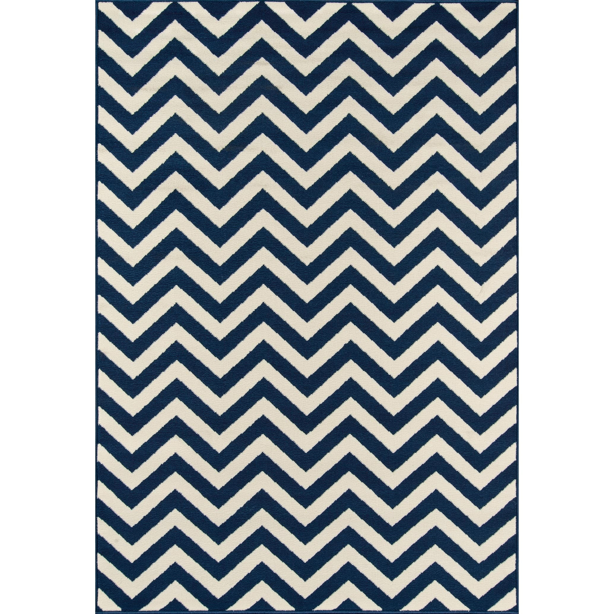Momeni Baja 1'8" X 3'7" Transitional Rug in Navy