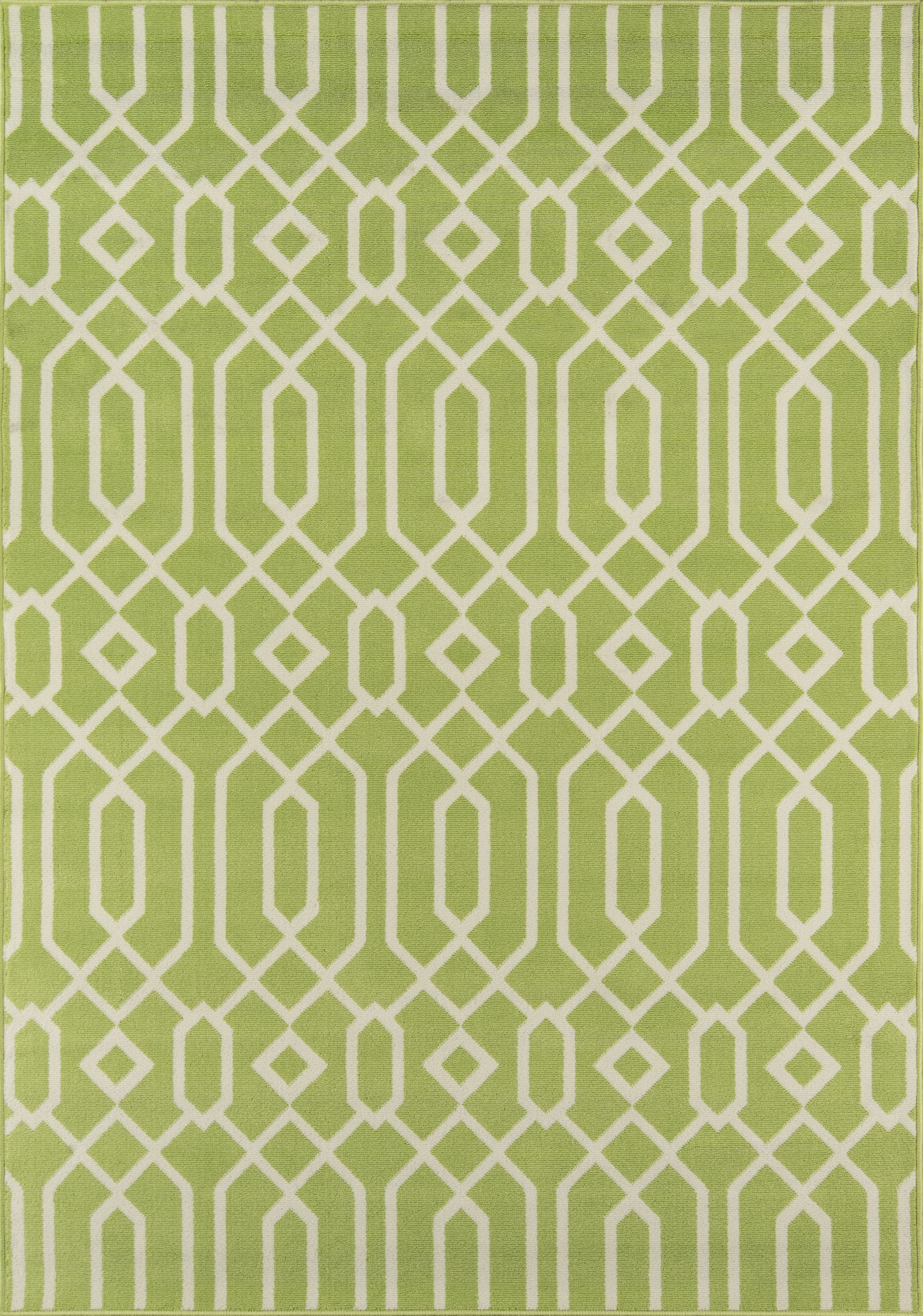Momeni Baja 3'11" X 5'7" Transitional Rug in Green