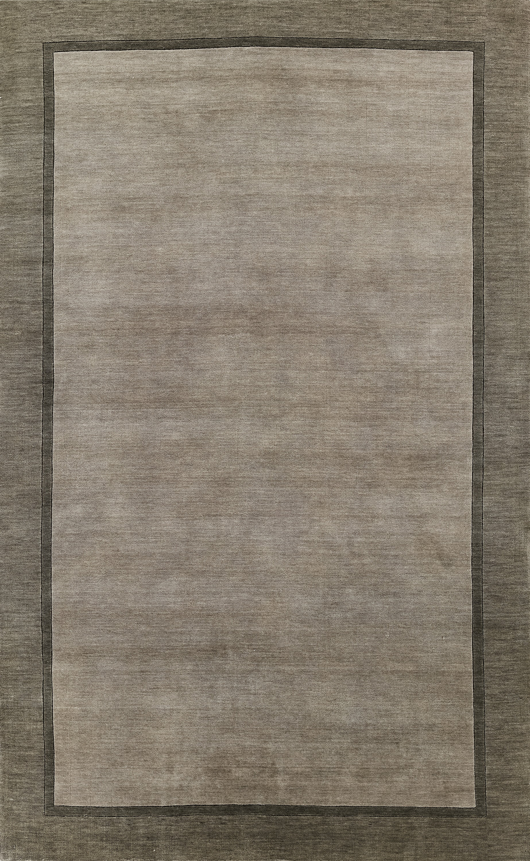 Momeni Beckton Hand Loomed Wool Grey Area Rug 3'6" X 5'6"
