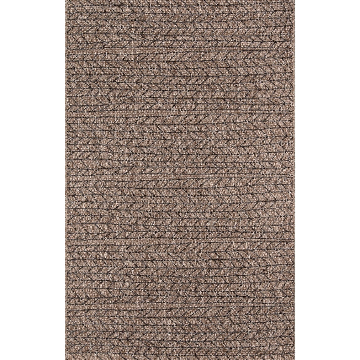 Momeni Como Polypropylene Machine Made Tan Indoor Outdoor Rug 6'7" X 9'6"