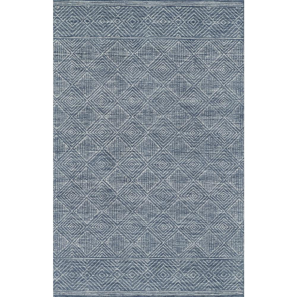 Momeni Contemporary Rectangle Area Rug, Denim, 3'6" X 5'6"