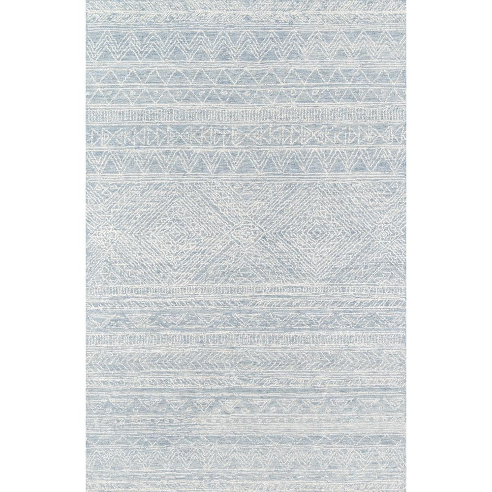 Momeni Contemporary Rectangle Area Rug, Light Blue, 5' X 8'