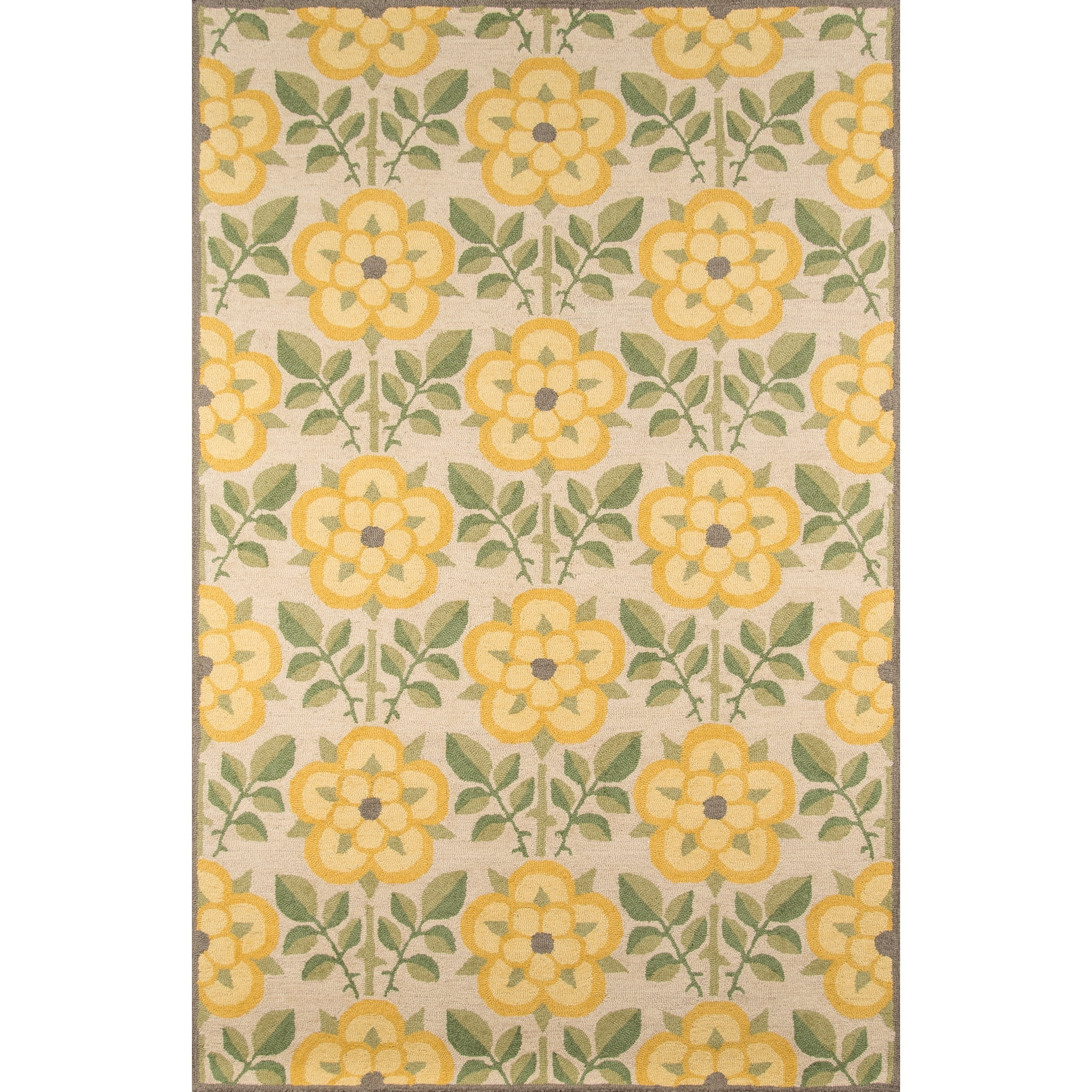 Momeni Contemporary Rectangle Area Rug, Yellow, 2' X 3'