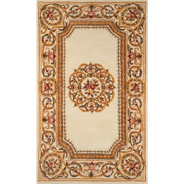 Momeni Transitional Rectangle Area Rug, Ivory, 8' X 11'