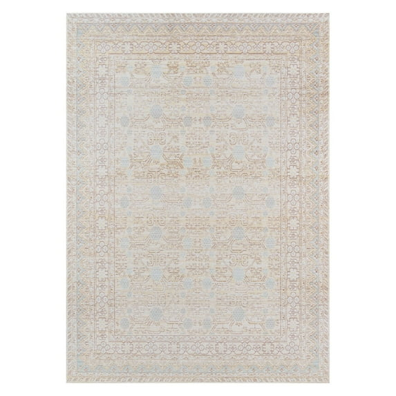 Momeni Traditional Rectangle Area Rug, Blue, 9'3" X 11'10"