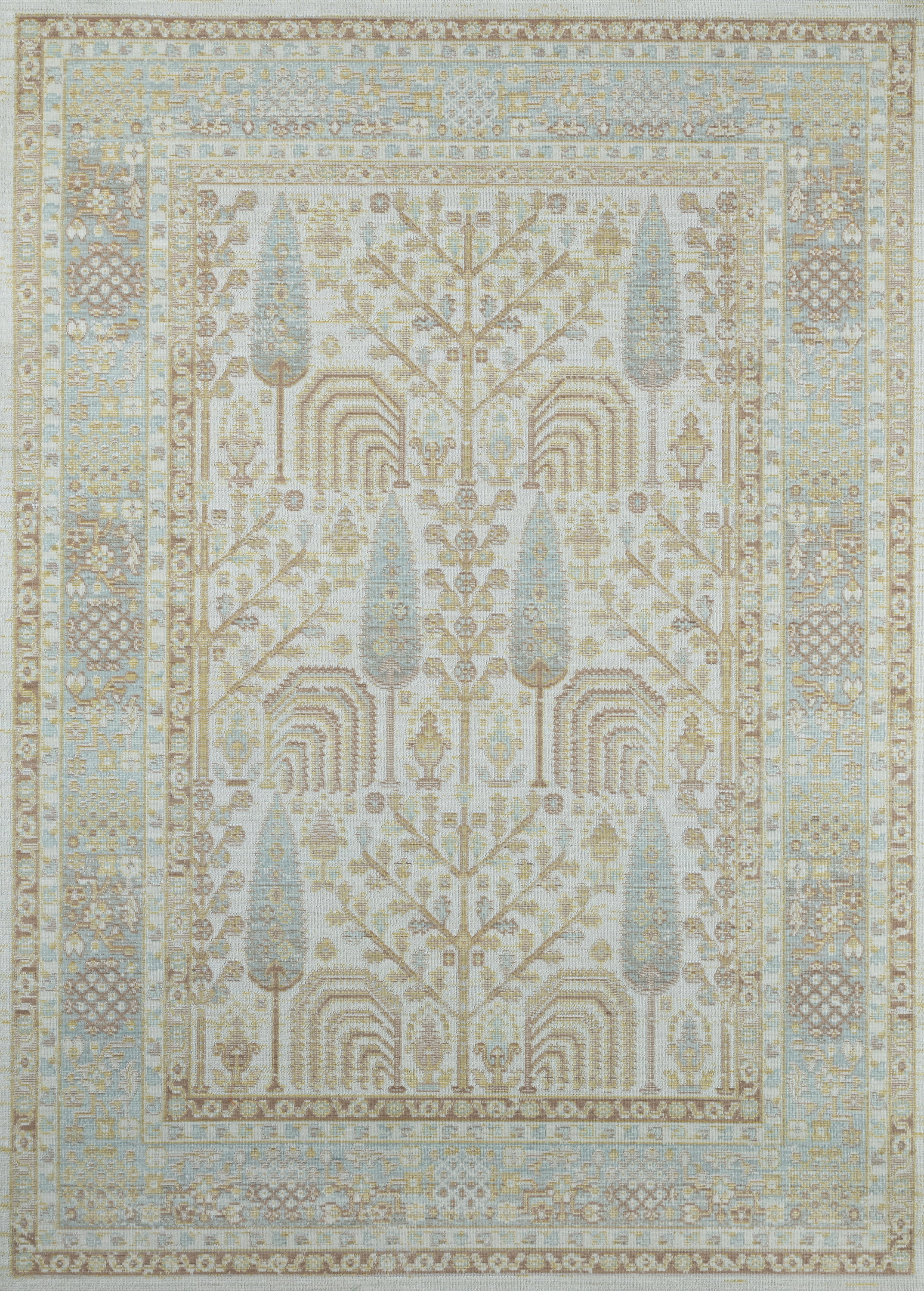 Momeni Isabella Traditional Polyester Ivory Area Rug 4' X 6'