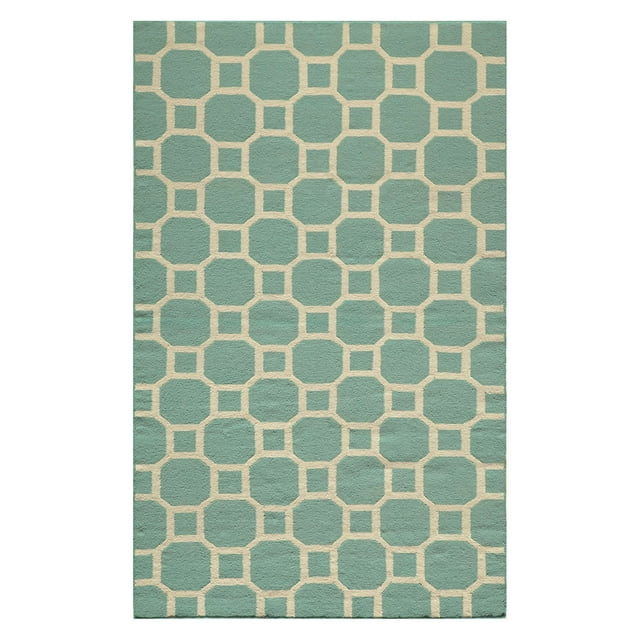 Momeni Laguna Wool Hand Woven Navy Area Rug 8' X 10'