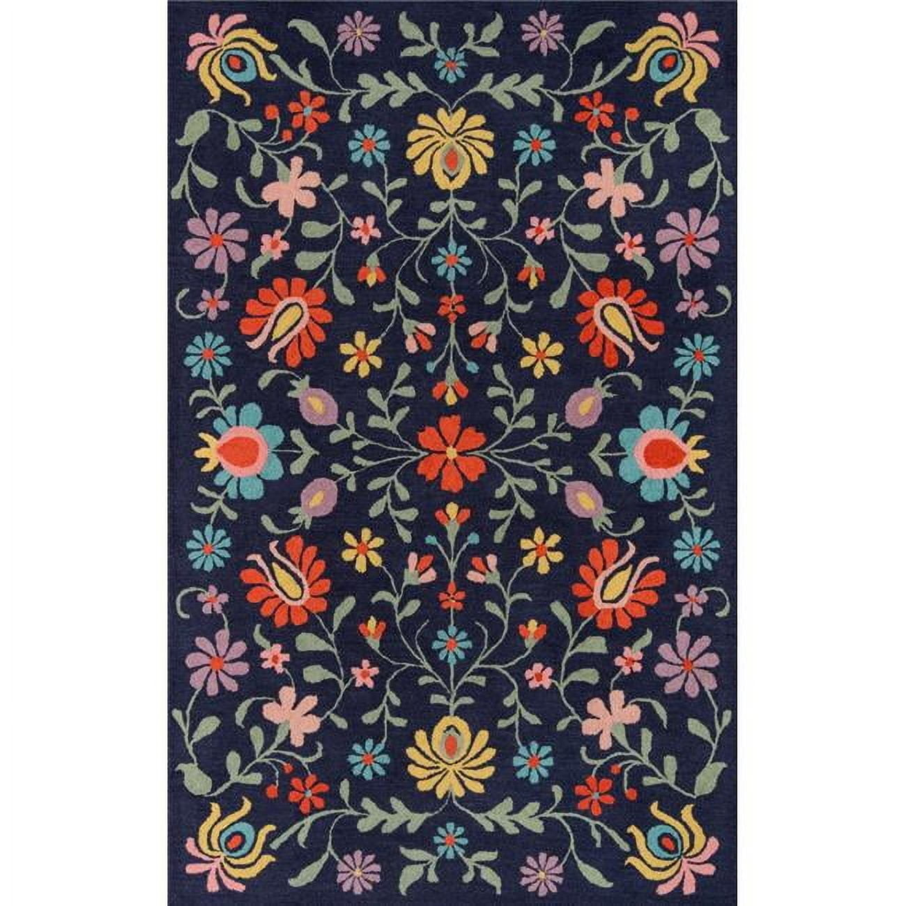 Momeni Newport Floral Farmhouse Area Rugs, Beige